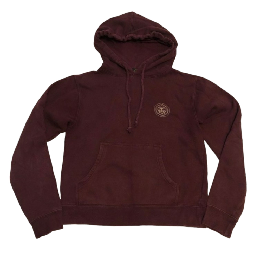 Obey Burgundy "Art is an indirect force for change" Graphic Hoodie